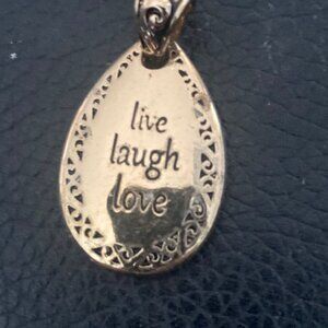 Live, Laugh & Love Pendant